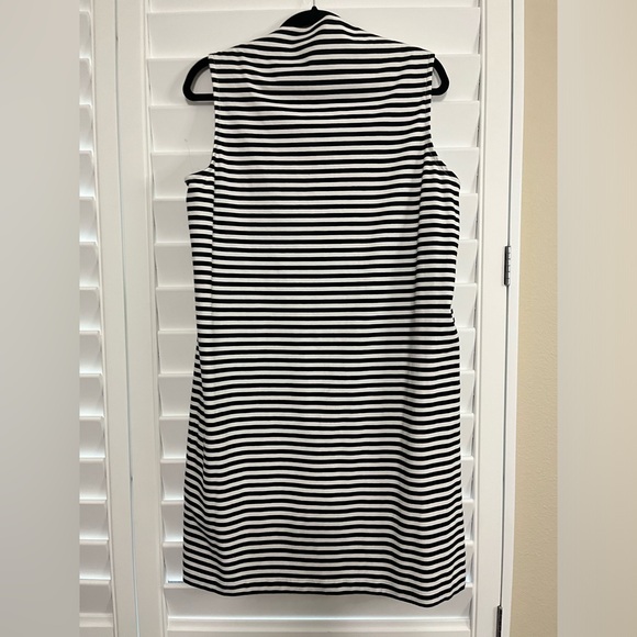 Kate Spade Brooke Street Striped Sleeveless Shift Dress - Picture 4 of 5